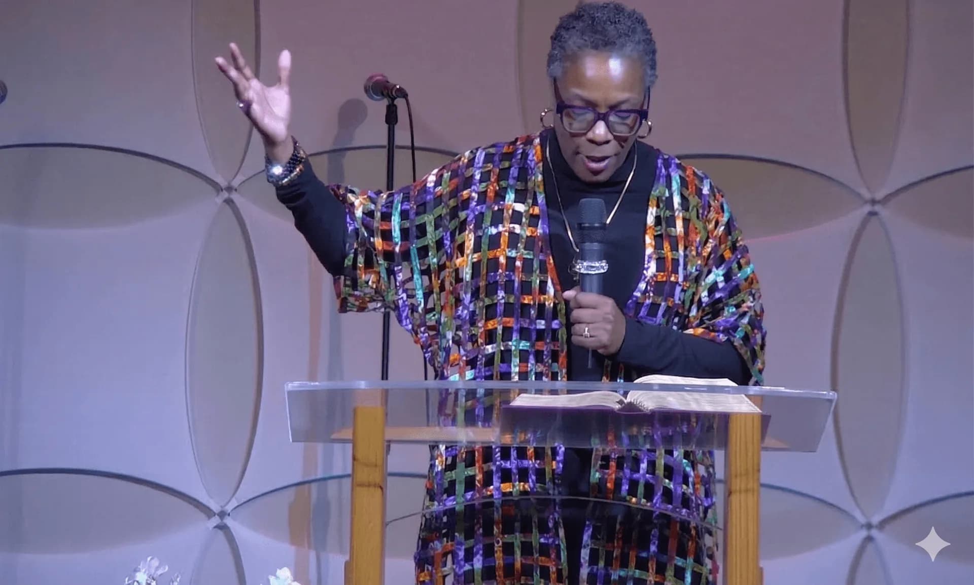 Dr. TLC preaching at MLK Jr. Community Presbyterian Church
